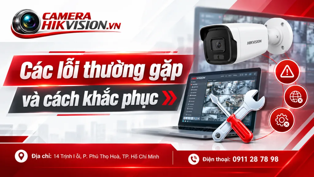 Các lỗi thường gặp và cách khắc phục