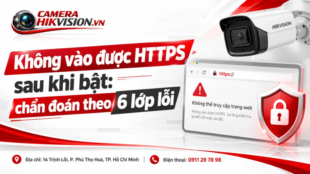 Không vào được HTTPS sau khi bật: chẩn đoán theo 6 lớp lỗi