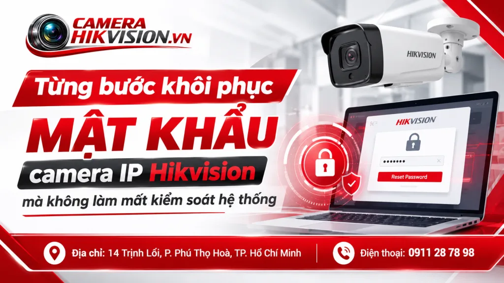 Từng bước khôi phục mật khẩu camera IP Hikvision mà không làm mất kiểm soát hệ thống