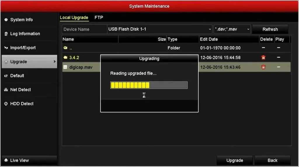 Bước 5: Khôi phục cài đặt hoặc cập nhật firmware
