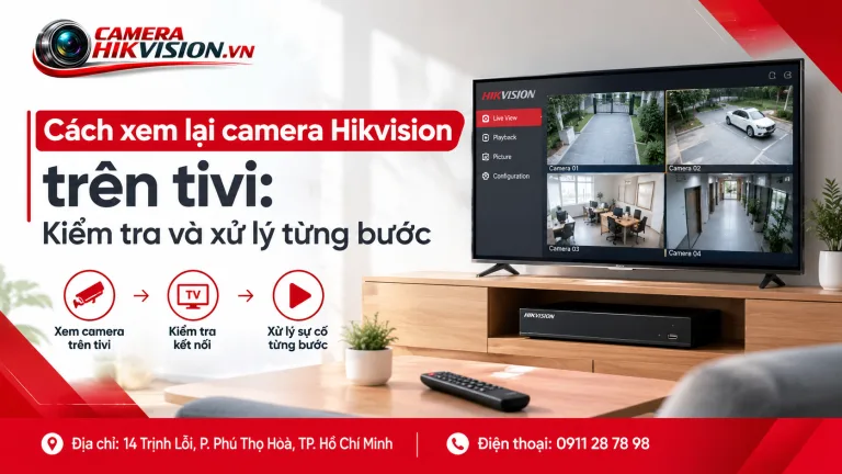 Cách xem lại camera Hikvision trên tivi: Kiểm tra và xử lý từng bước